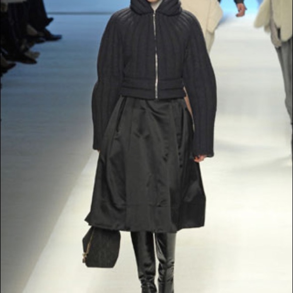 NWT Louis Vuitton 2008 F/W Black Shirt Dress 40/8